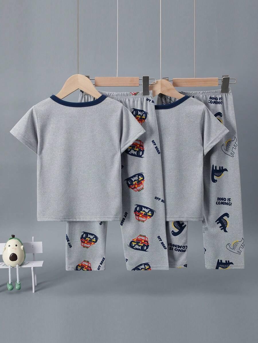 PIŻAMA T-SHIRT SPODNIE KOMPLET 2-PACK