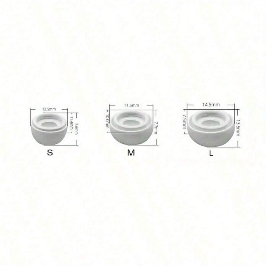 SILIKONOWe NAKŁADki DO słuchawek 3-pack