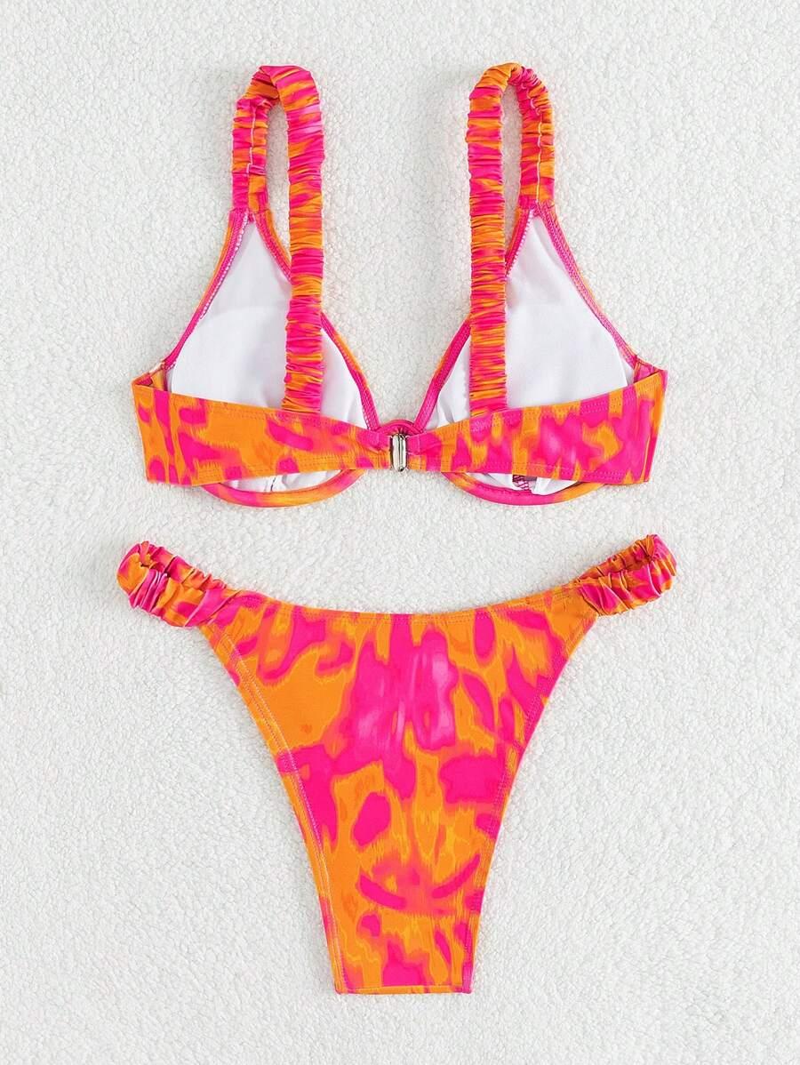 STRÓJ KĄPIELOWY BIKINI KOMPLET PRINT