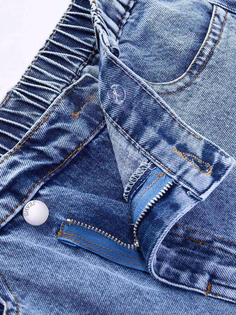 niebieskie spodnie jeans kieszenie 
