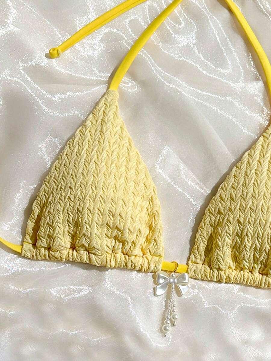 GÓRA BIKINI ŻÓŁTA