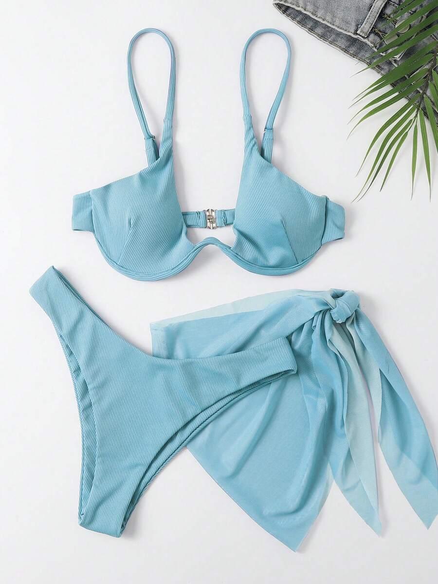 komplet bikini spódnica