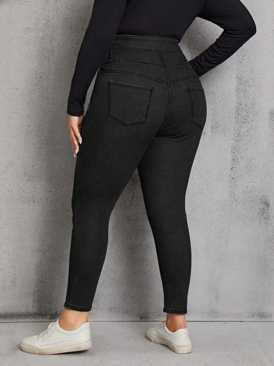 czarne skinny jeans