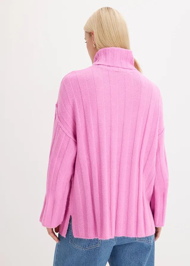 RÓŻOWY SWETER GOLF
