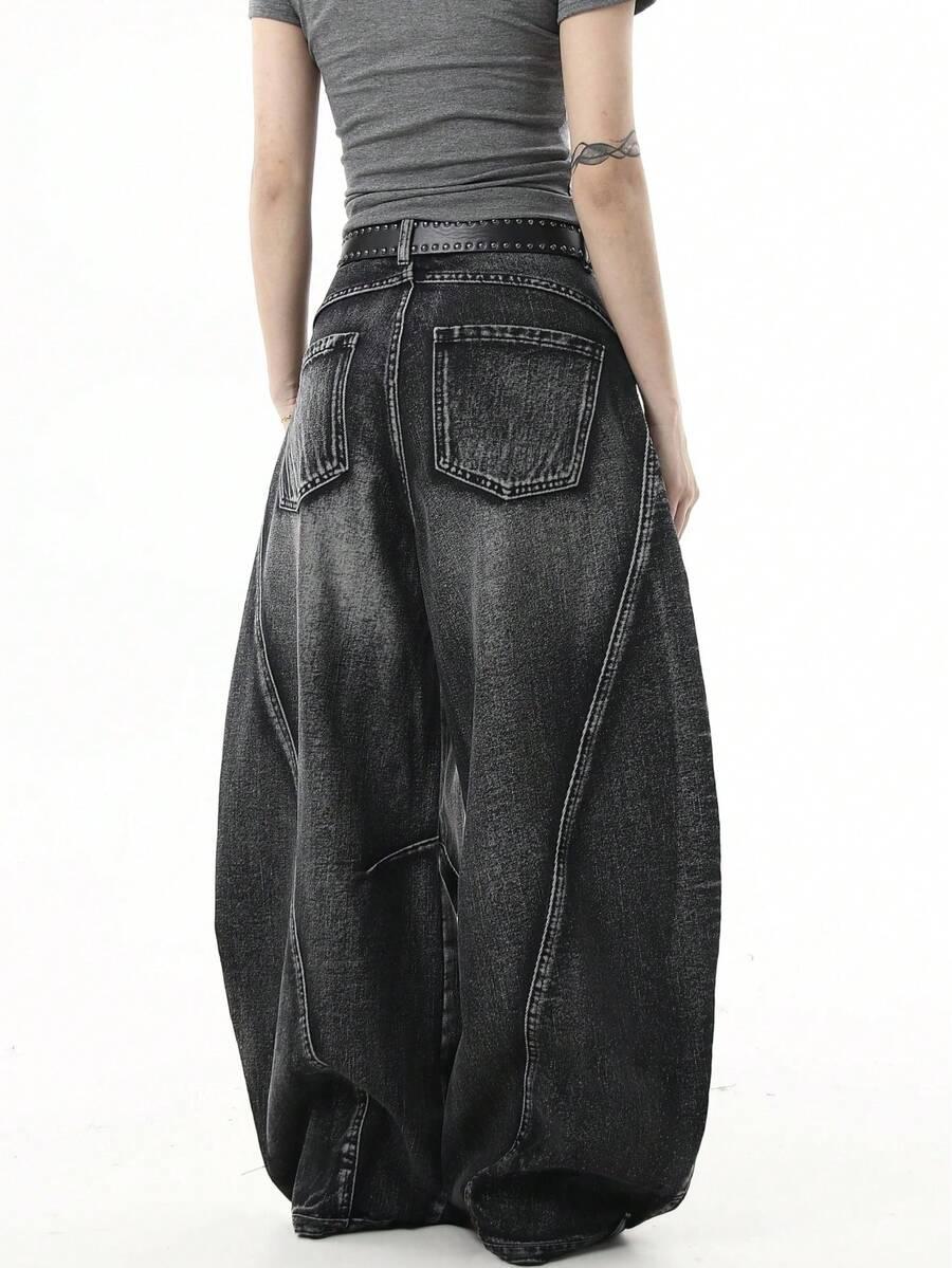 czarne spodnie jeans 