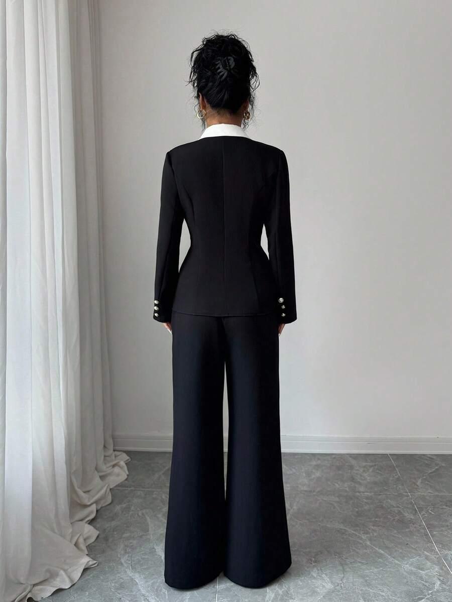 czarne eleganckie spodnie