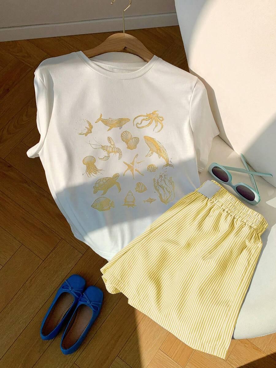 KOMPLET T-SHIRT SPODENKI PASKI 