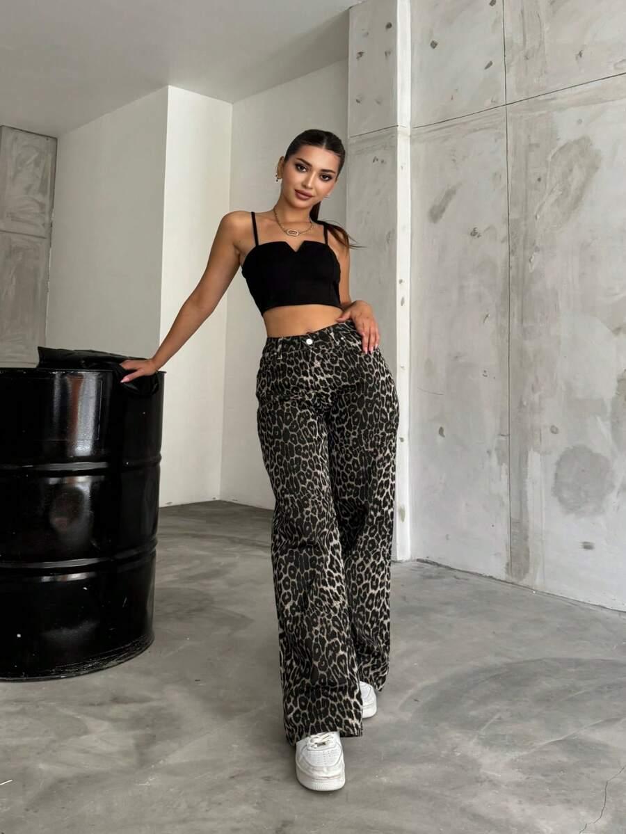 SPODNIE ANIMAL PRINT