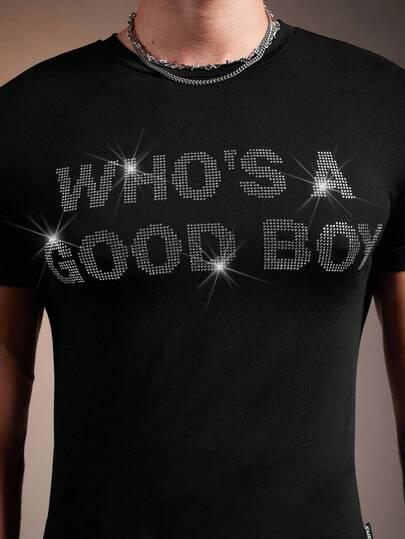 czarny t-shirt zdobienie
