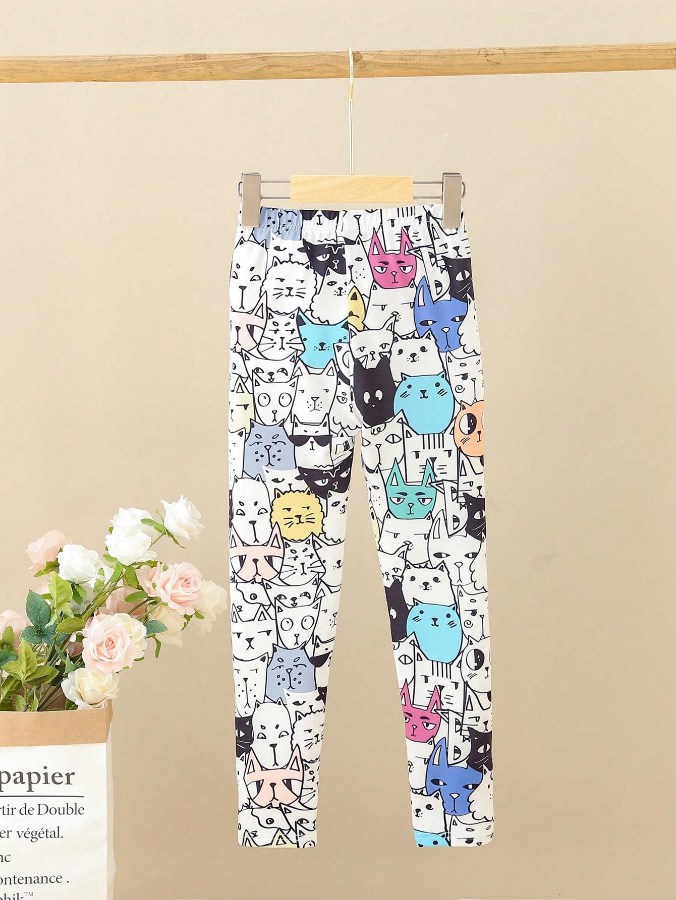 legginsy print koty