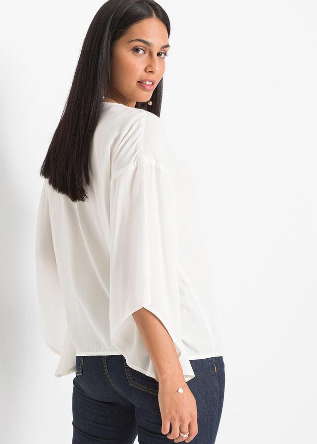 BLUZKA OVERSIZE V-NECK