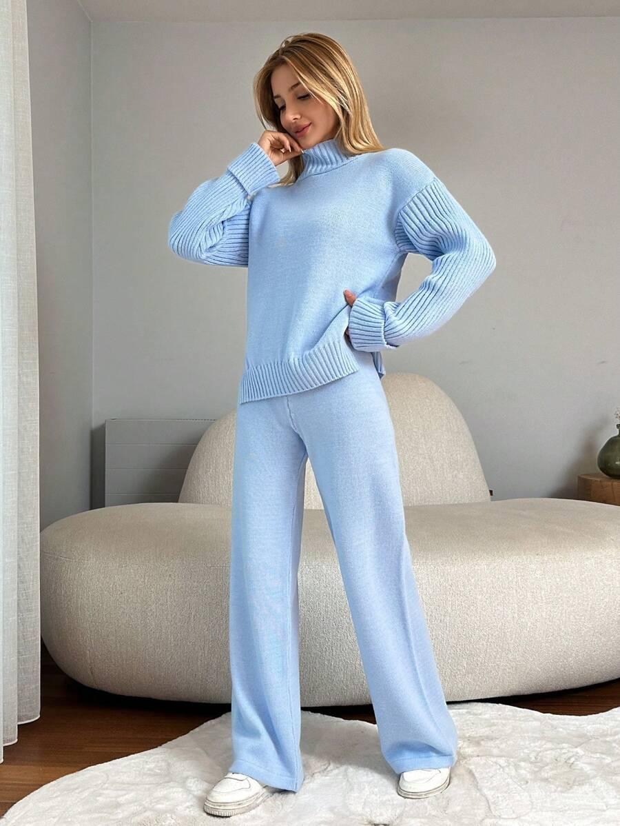 KOMPLET SWETER SPODNIE