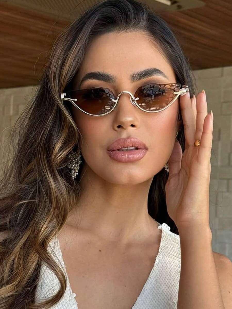 OKULARY PRZECIWSŁONECZNE ZŁOTE OPRAWKI