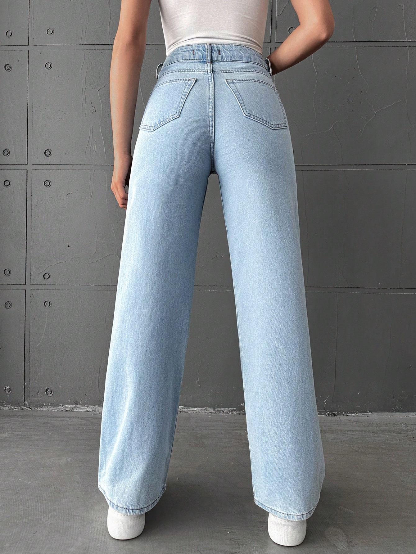 SPODNIE JEANS WYSOKI STAN 