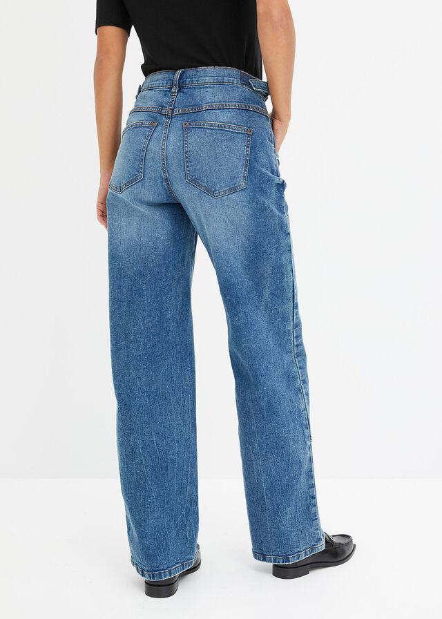 SPODNIE DAMSKIE CASUAL BAGGY PLUS SIZE BAWEŁNIANE DŁUGIE NOGAWKI