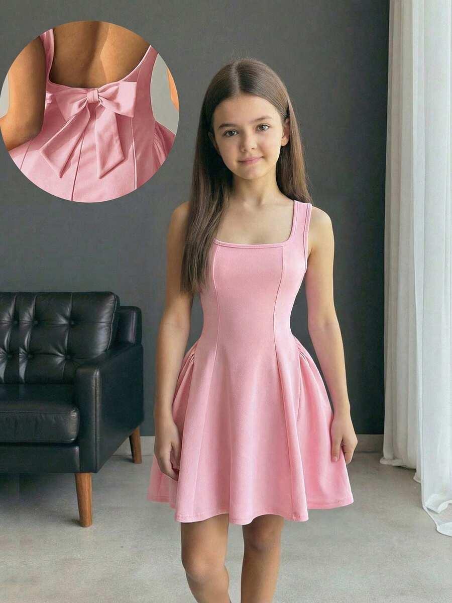 różowa mini sukienka 