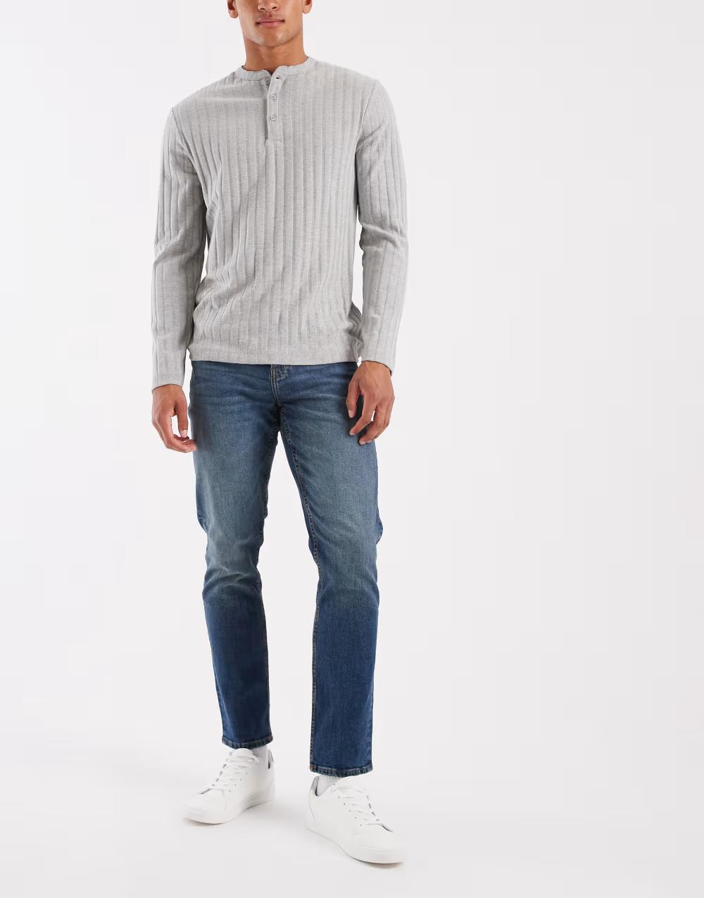 NIEBIESKIE SPODNIE JEANS