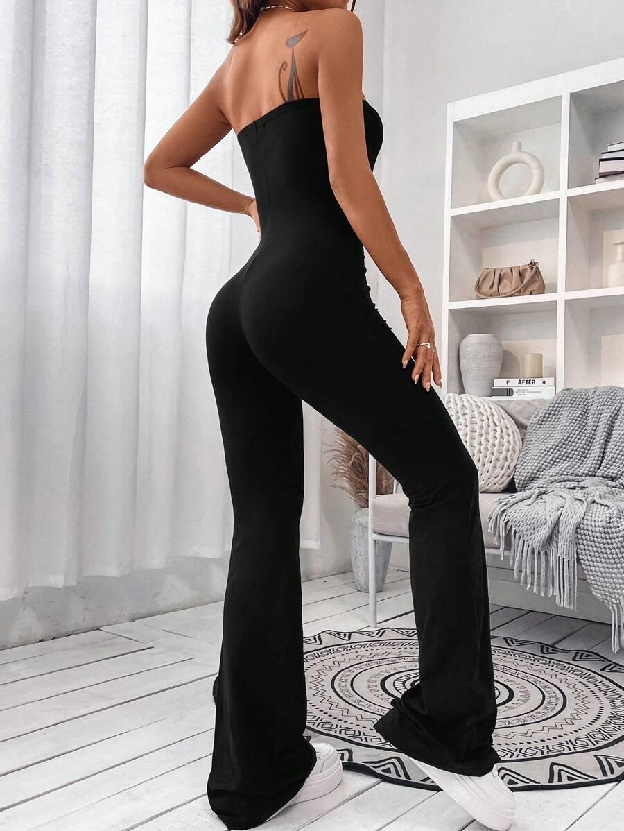 CZARNY KOMBINEZON CASUAL