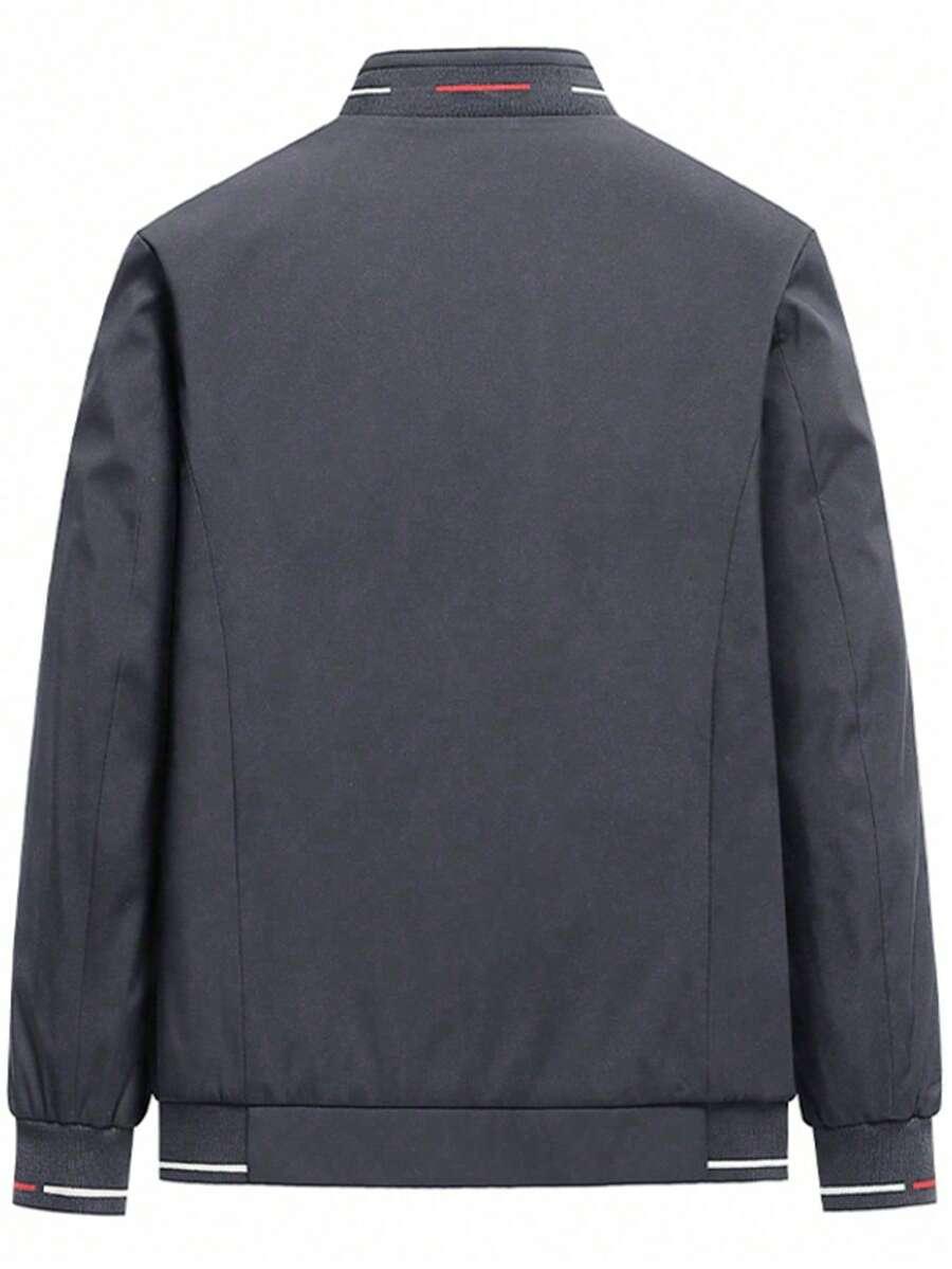 szara kurtka bomber