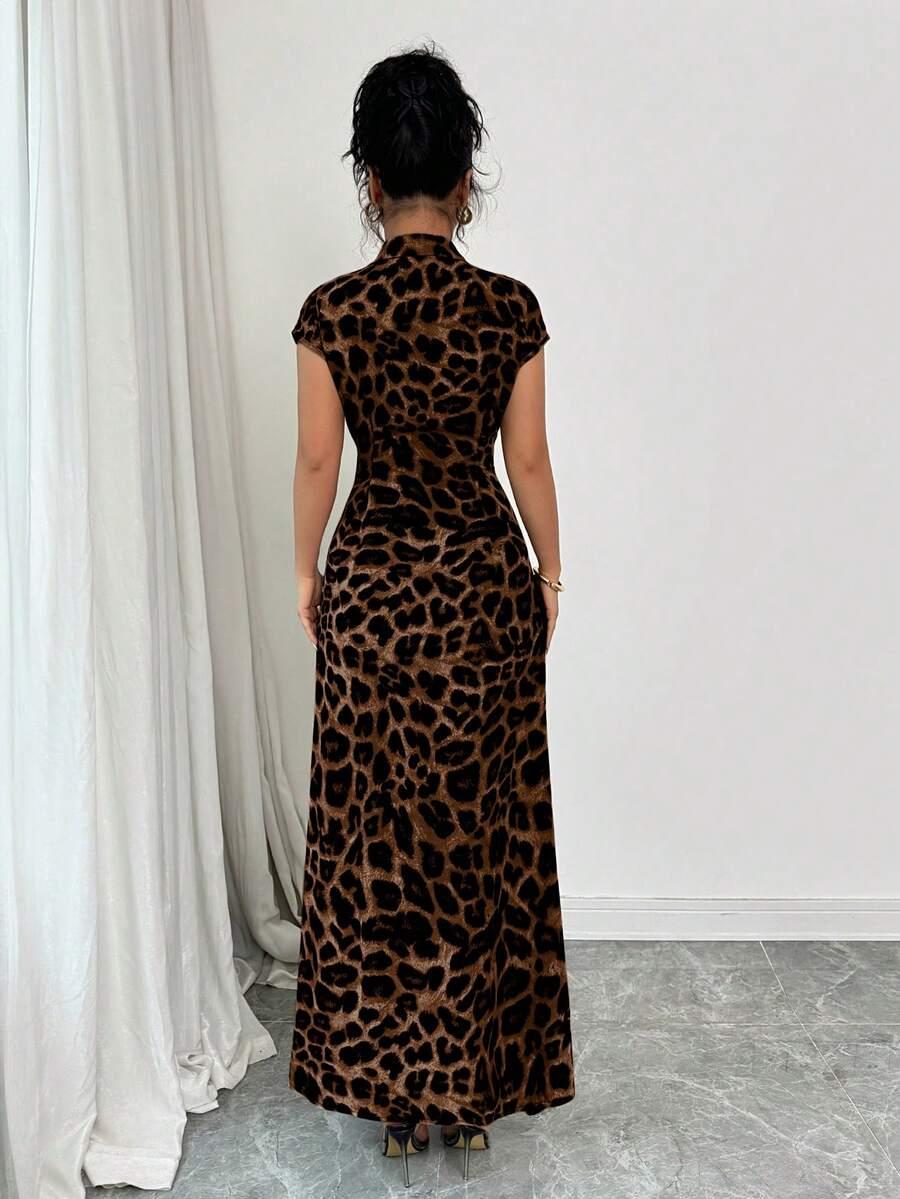 MAXI SUKIENKA ANIMAL PRINT