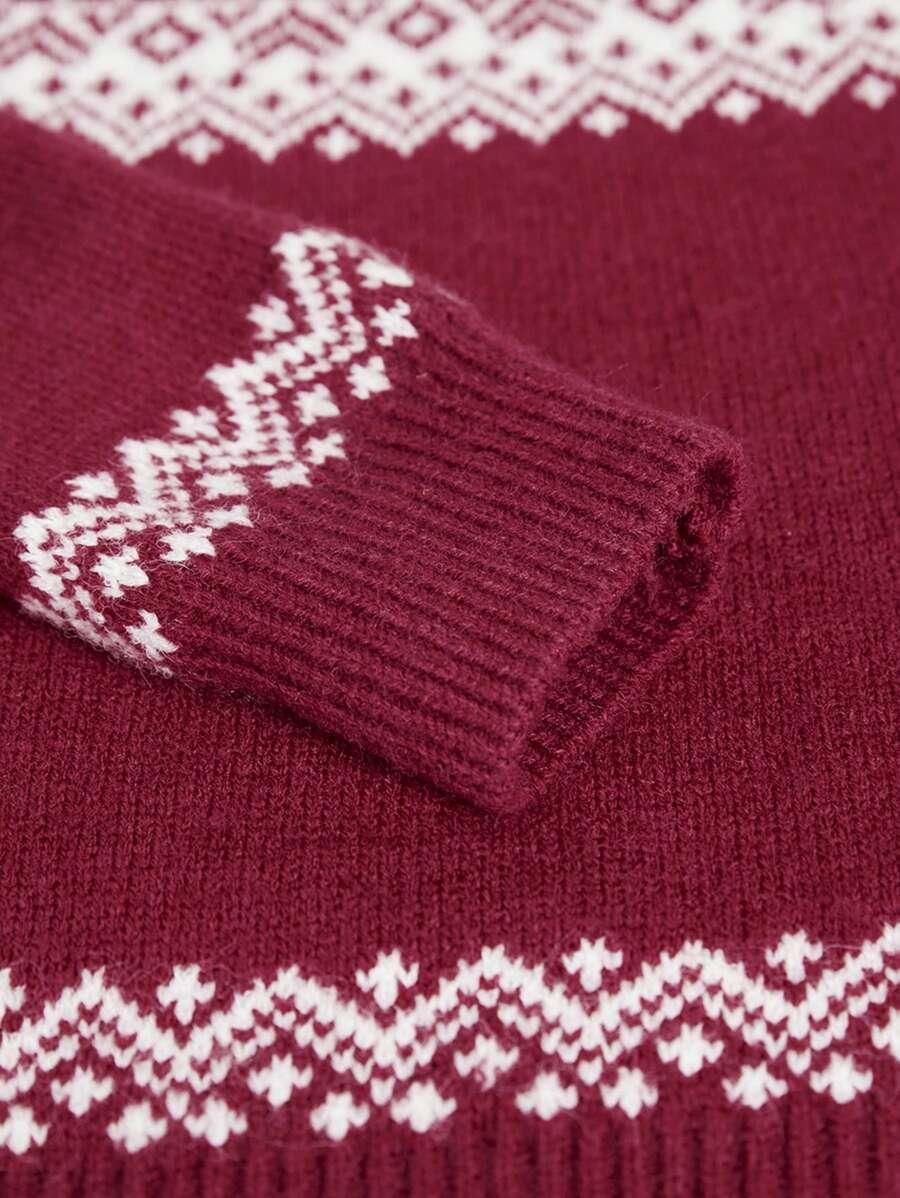 SWETER W ŚWIĄTECZNY WZÓR