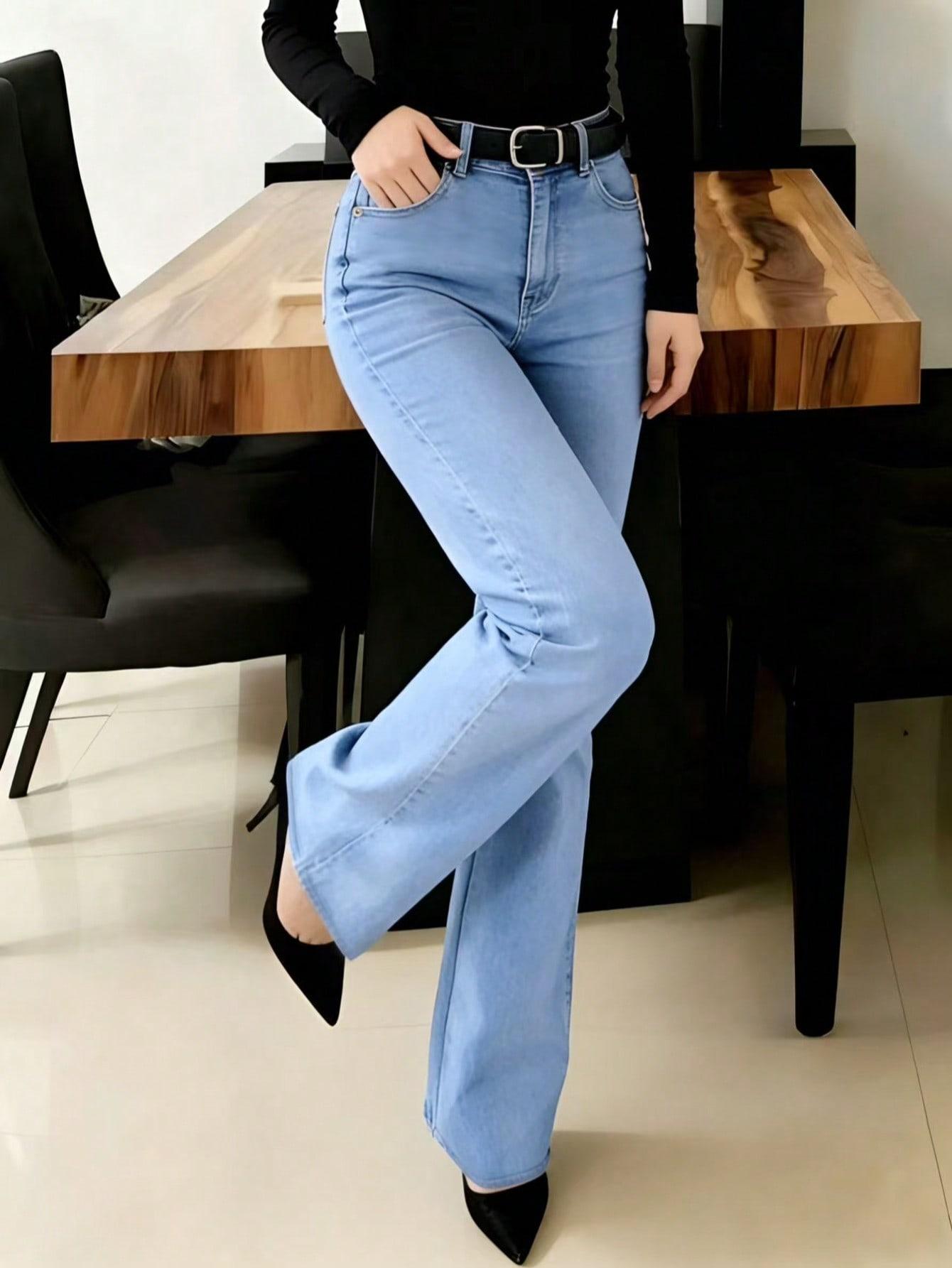NIEBIESKIE SPODNIE JEANS