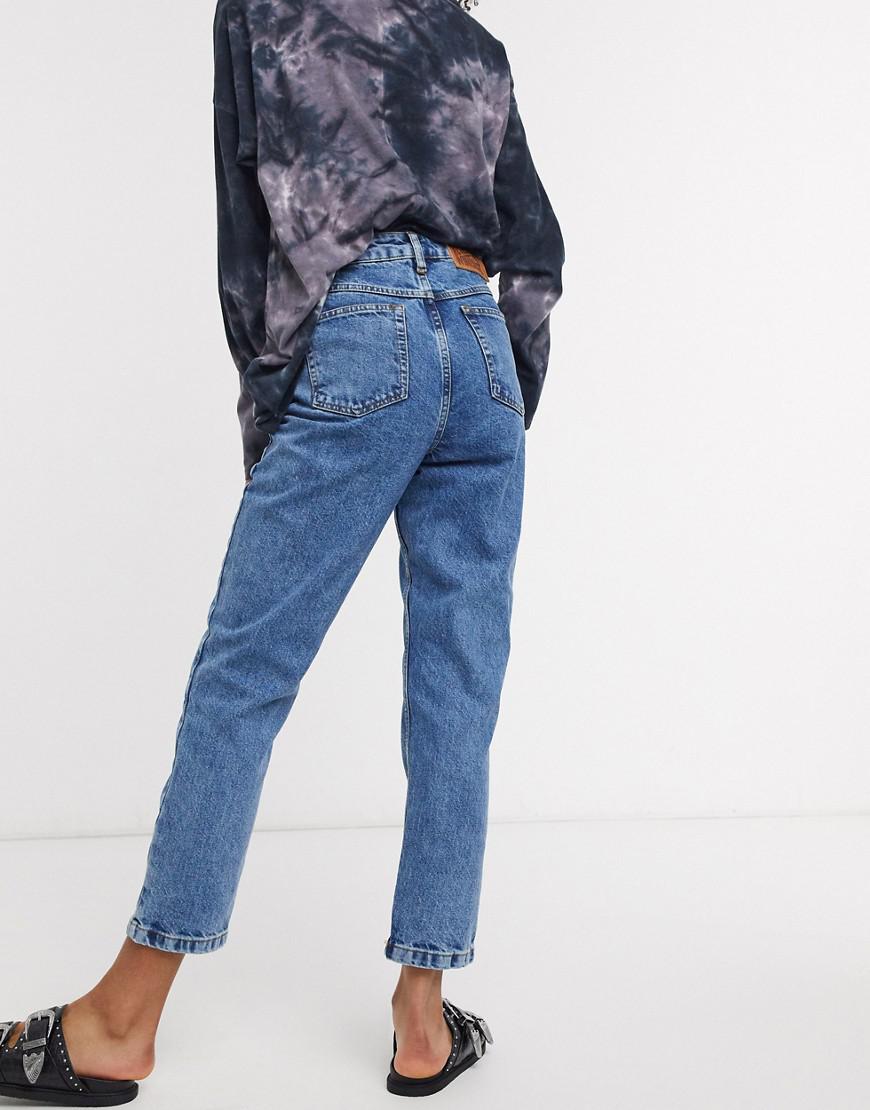 SPODNIE MOM JEANS WYSOKI STAN