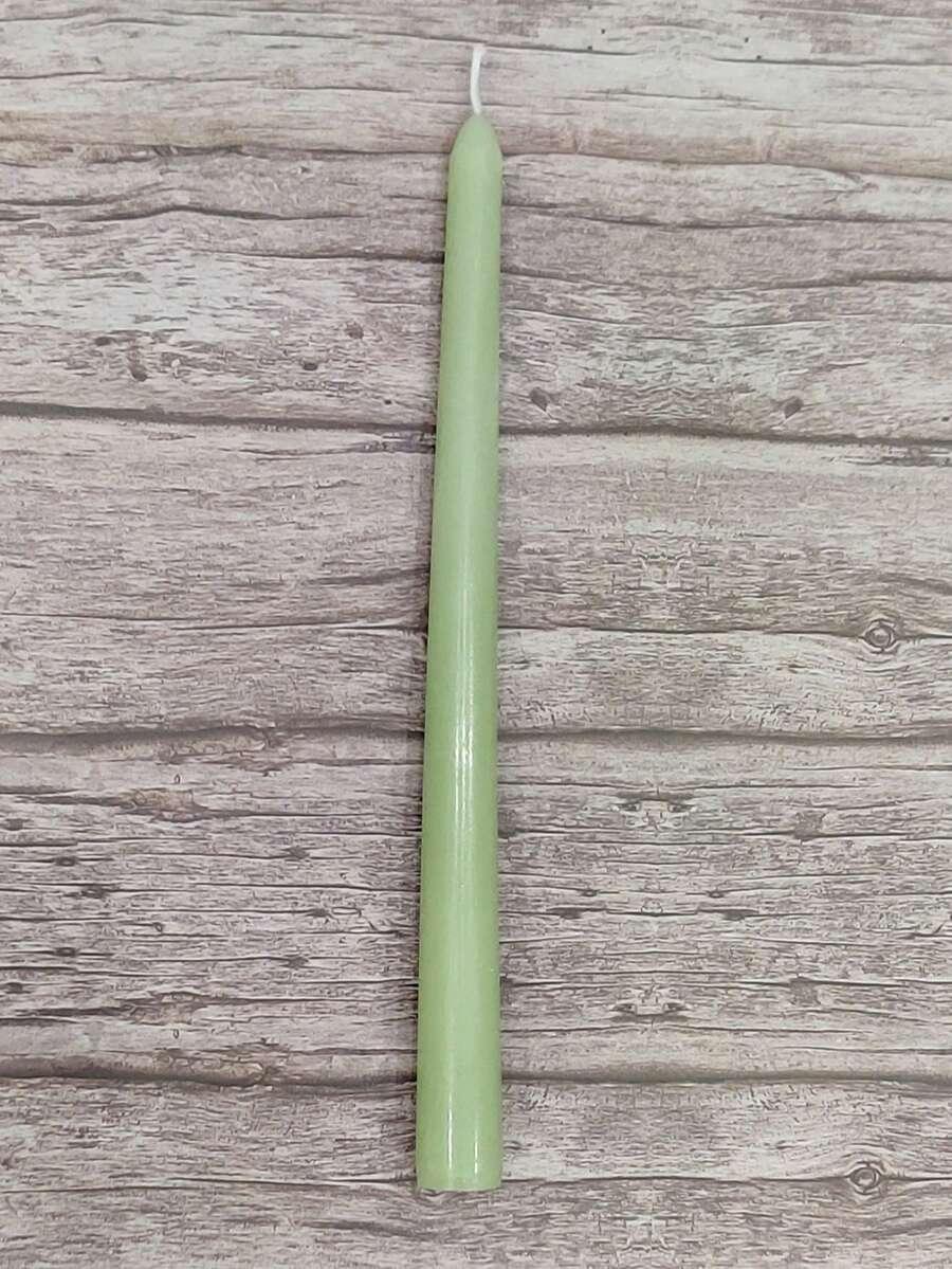 zielone świece stołowe 4-pack