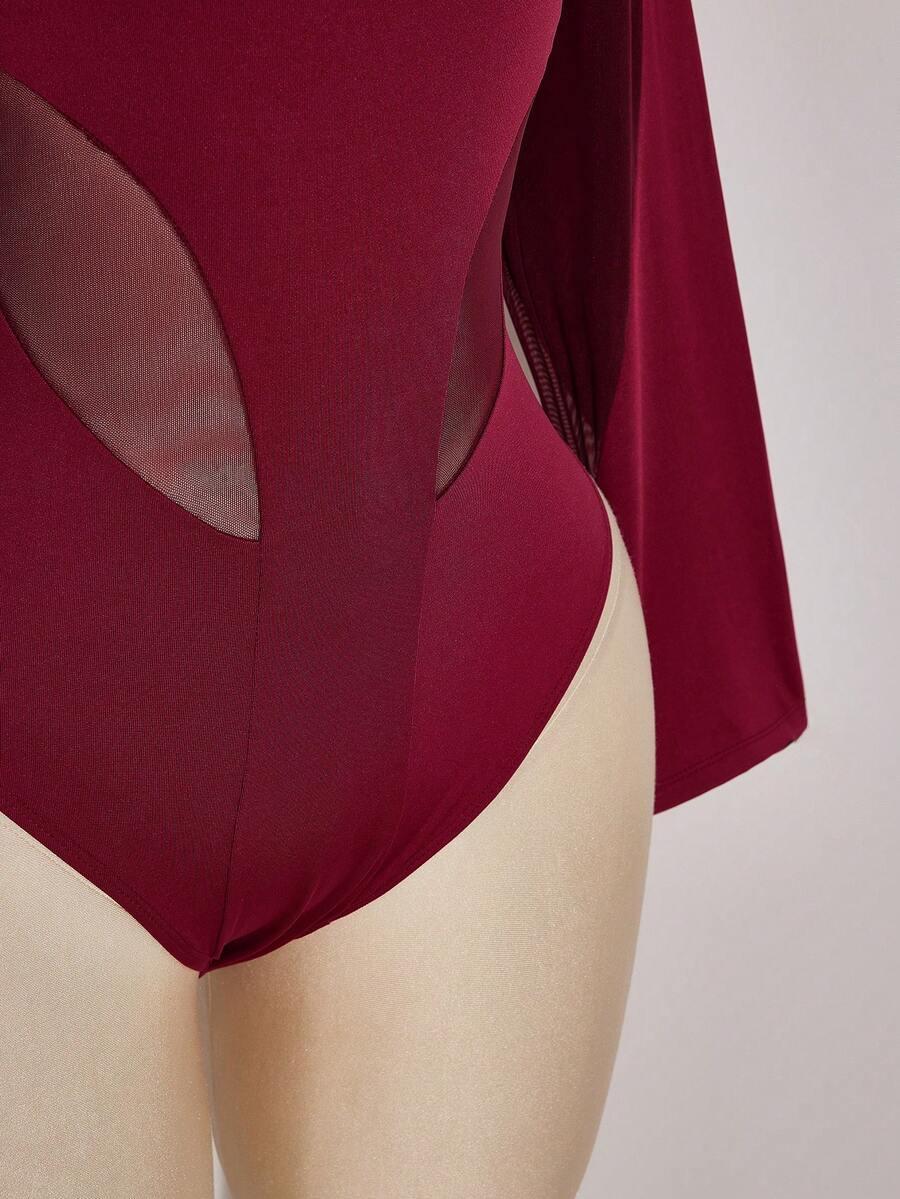 bordowe body siatka 