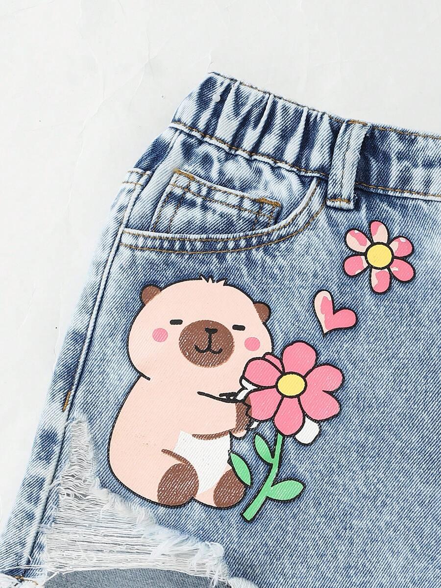 NIEBIESKIE SPODENKI JEANS