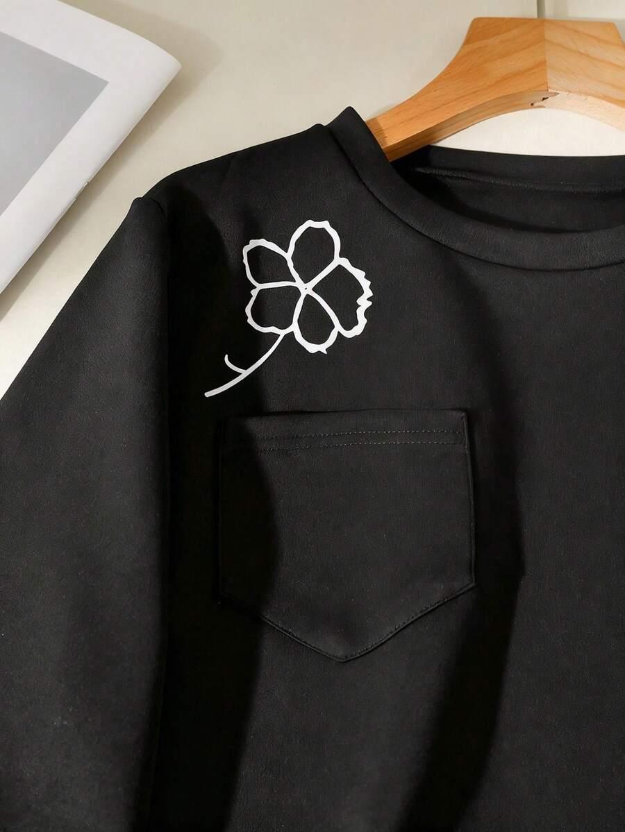 czarna bluza paski