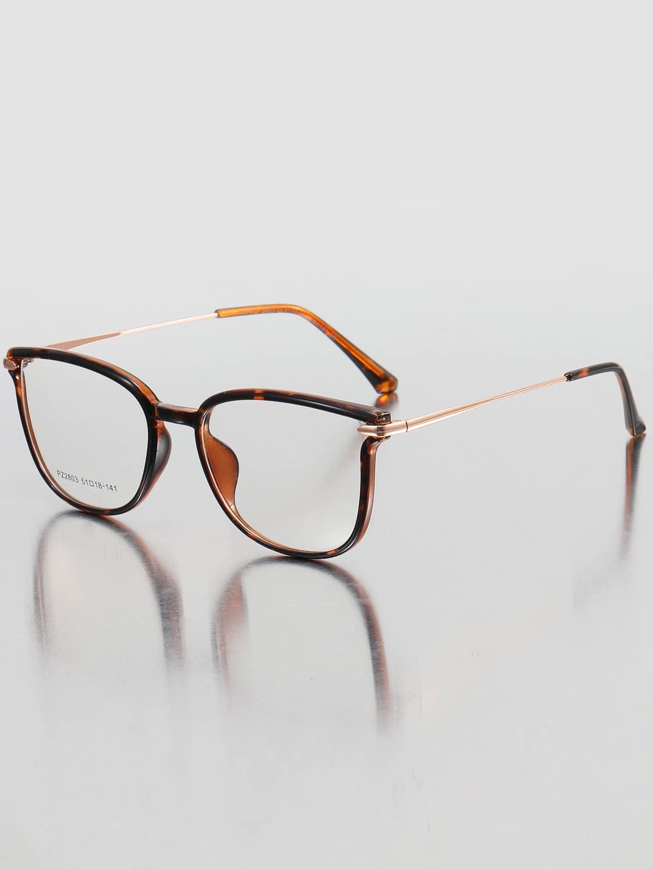 okulary zerówki animal print