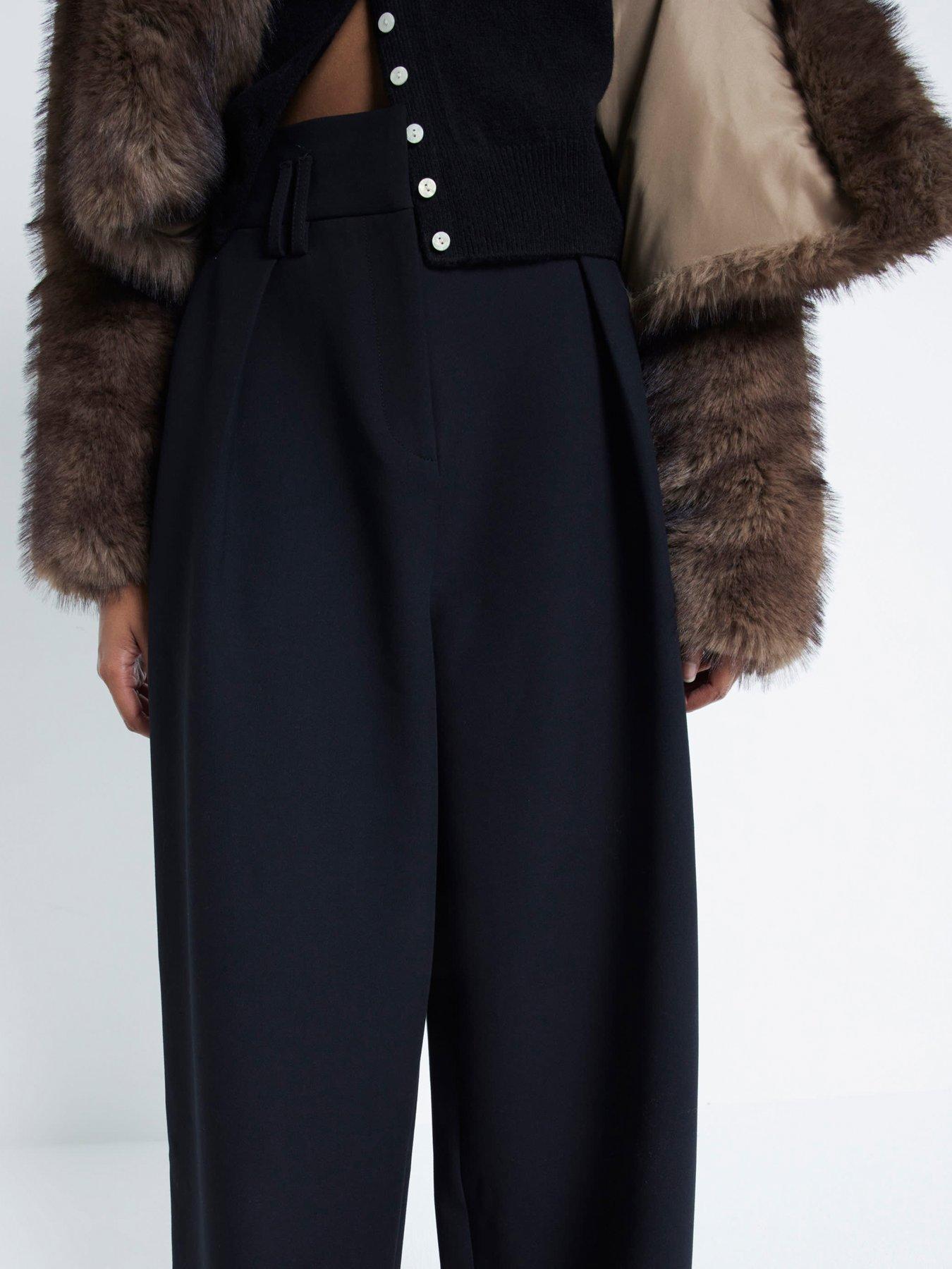 RIVERISLAND SZEROKIE SPODNIE DAMSKIE 
