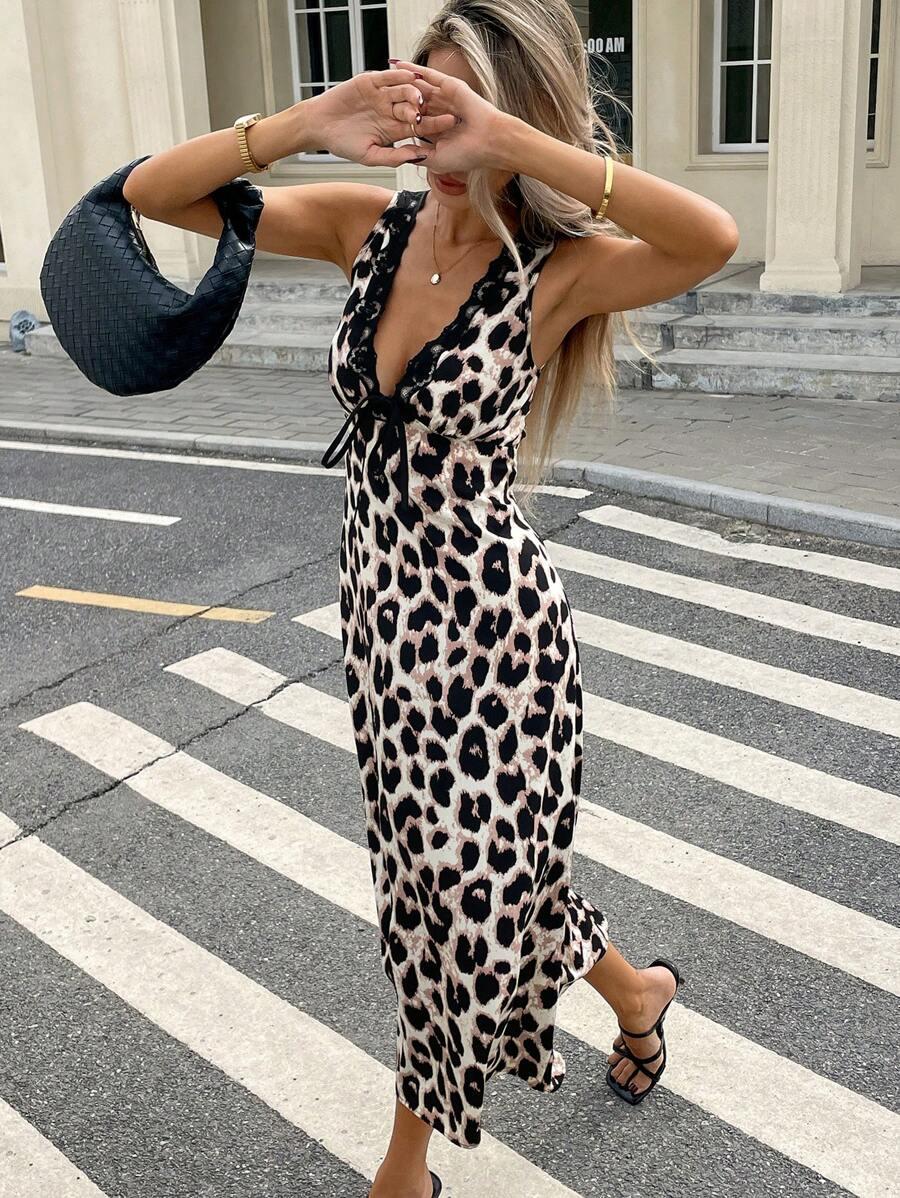 MIDI SUKIENKA ANIMAL PRINT