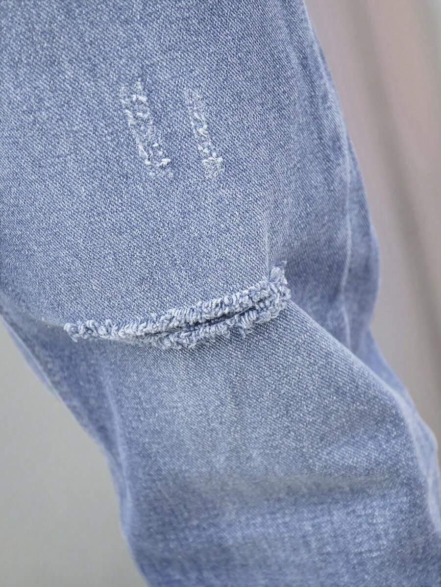 PROSTE SPODNIE JEANS KIESZENIE