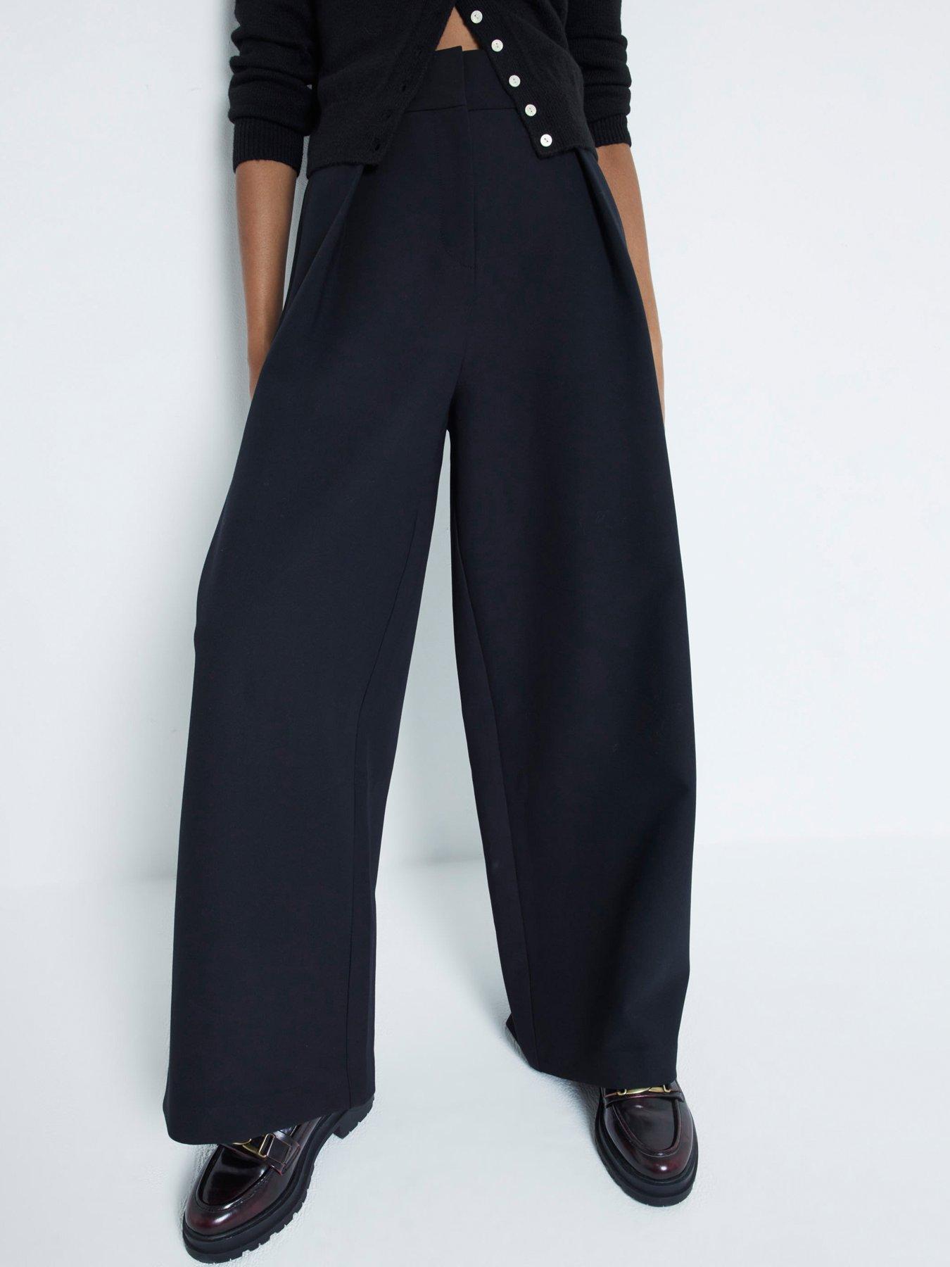RIVERISLAND SZEROKIE SPODNIE DAMSKIE 