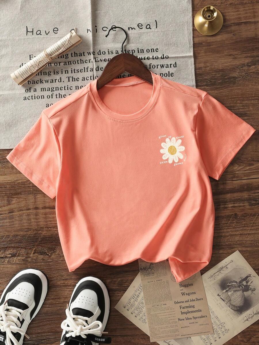 T-SHIRT Z OKRĄGŁYM DEKOLTEM