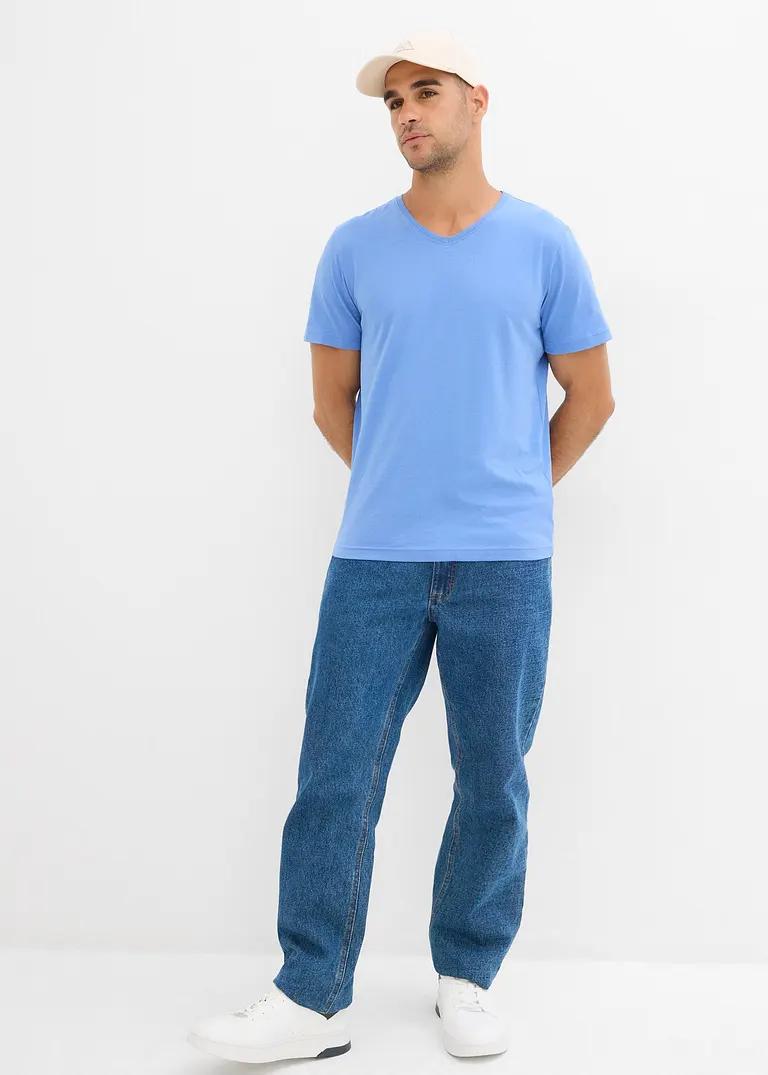 szary t-shirt v-neck