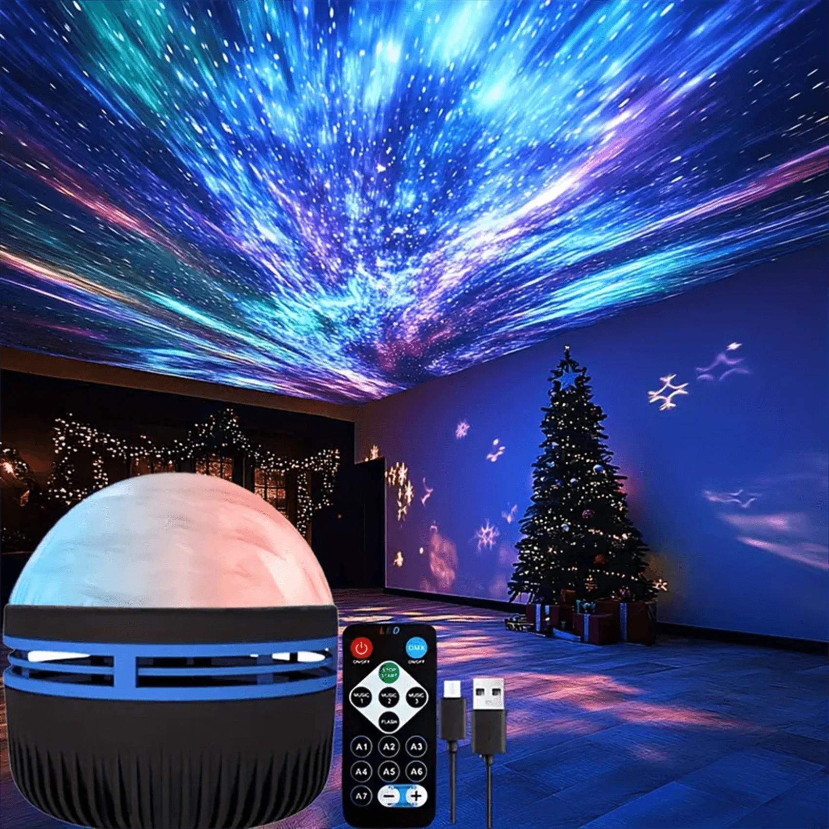 lampa projektor gwiazd