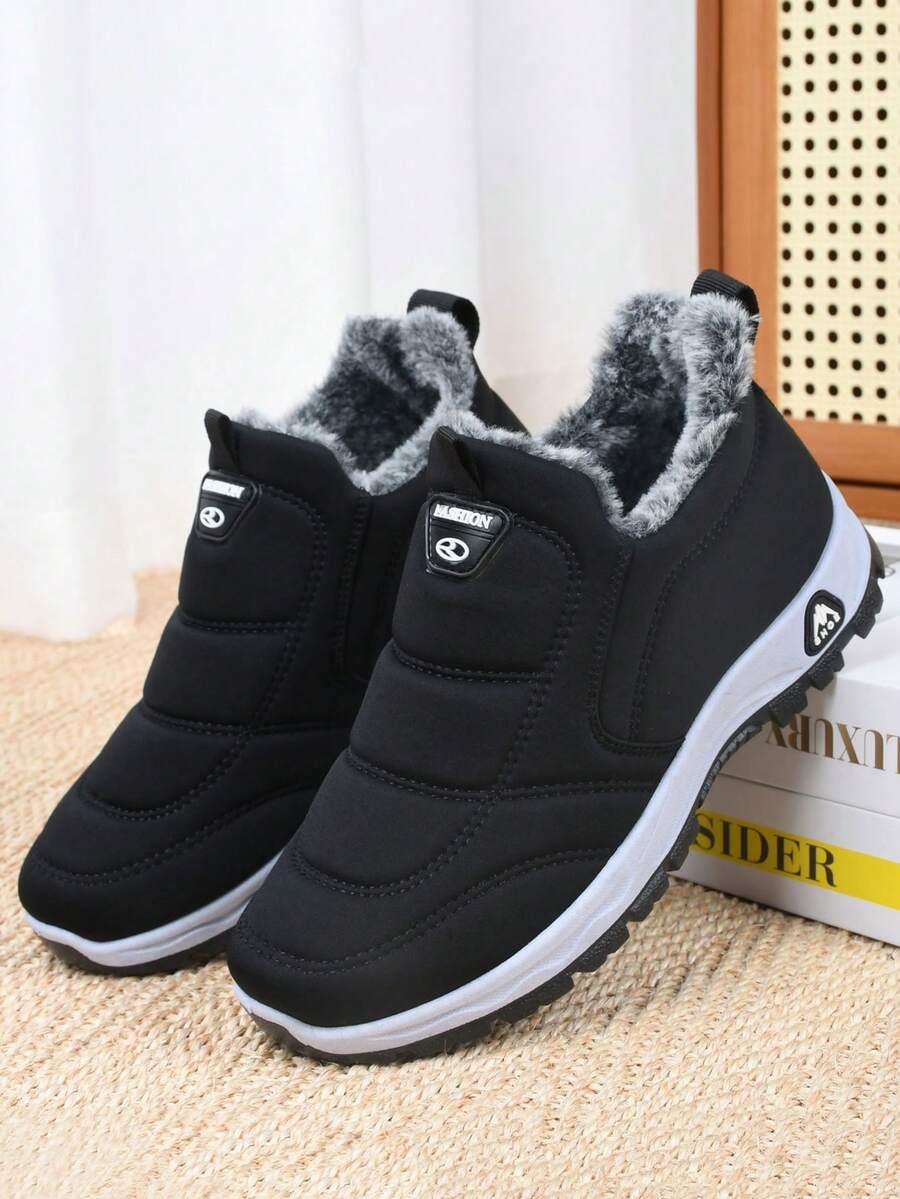 CZARNE OCIEPLANE BUTY SPORTOWE
