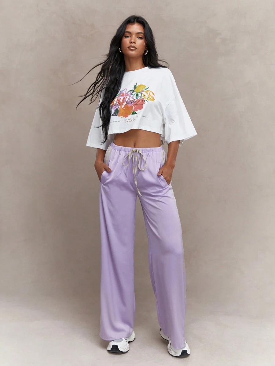 crop top print