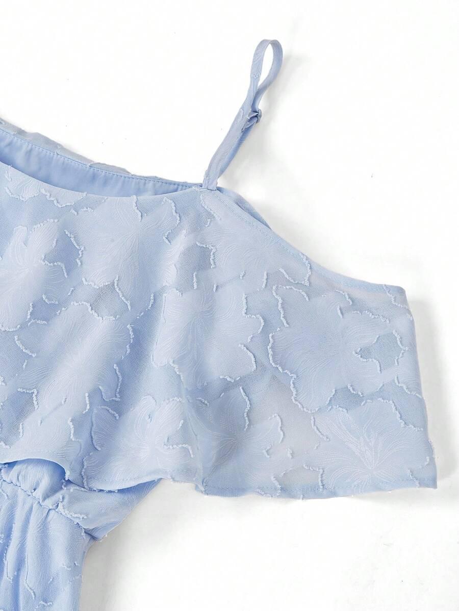 NIEBIESKA MINI SUKIENKA