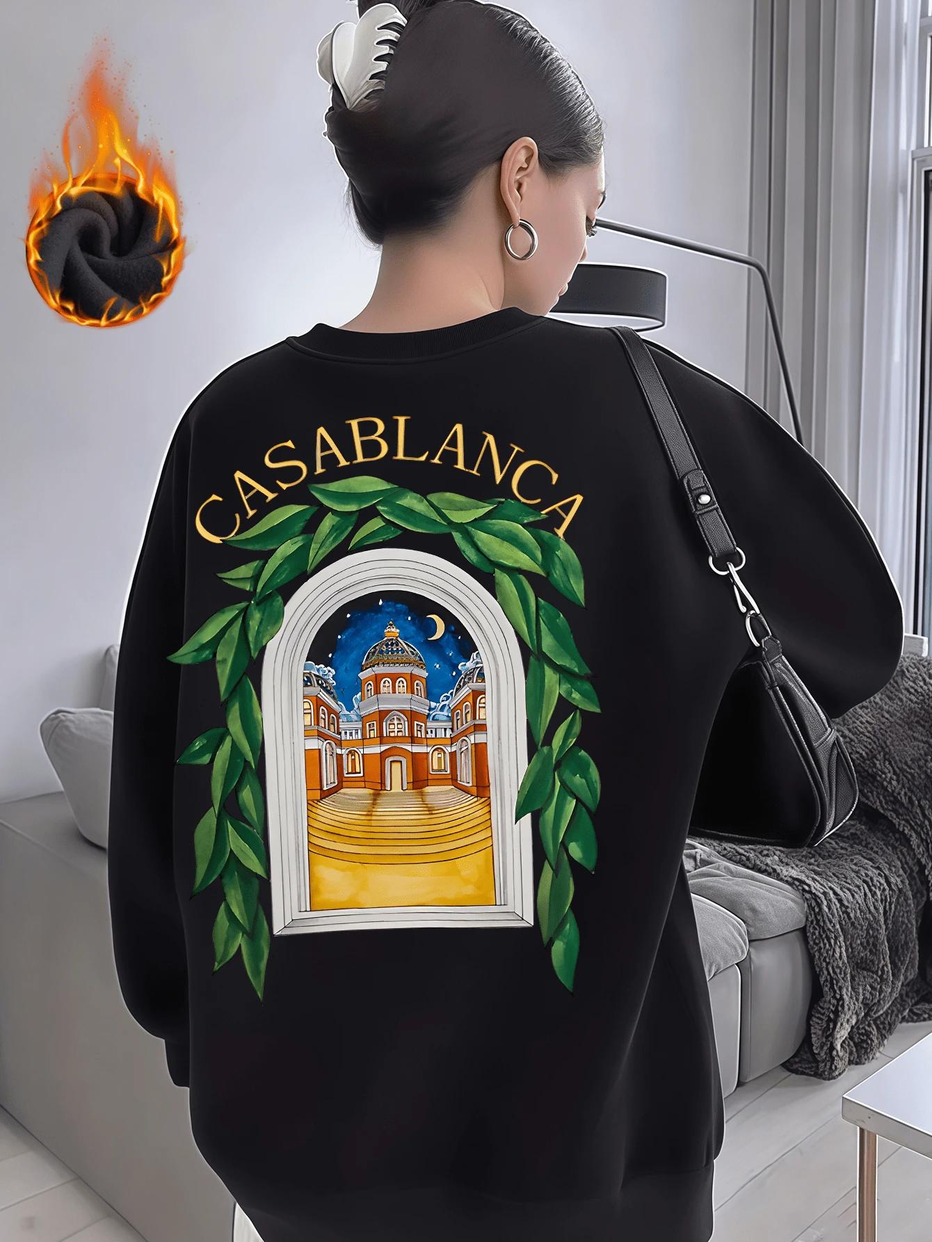 CZARNA BLUZA PRINT 
