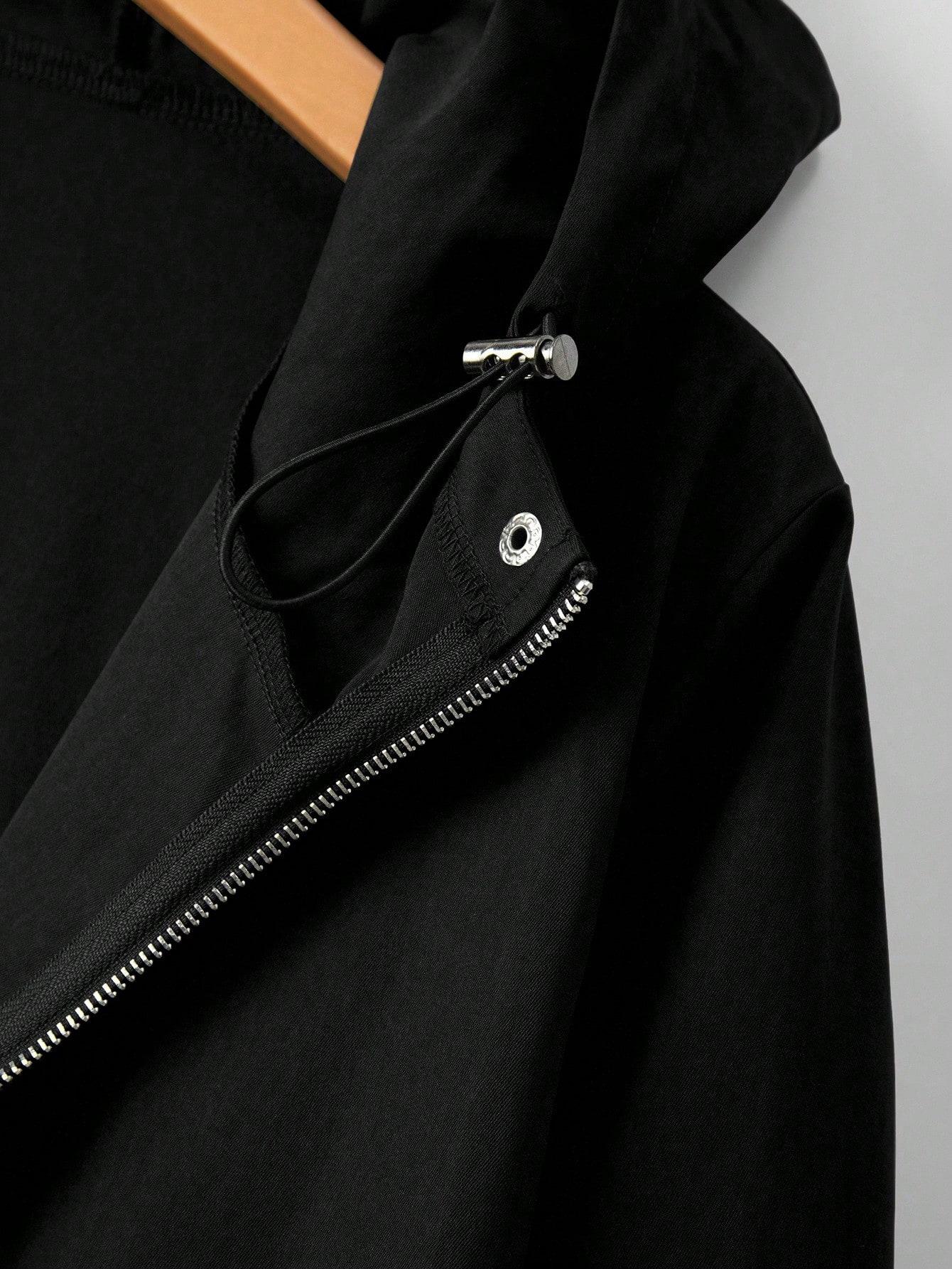 czarna kurtka parka