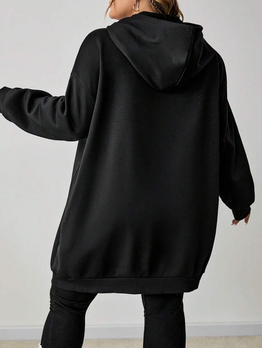 CZARNA BLUZA KAPTUR