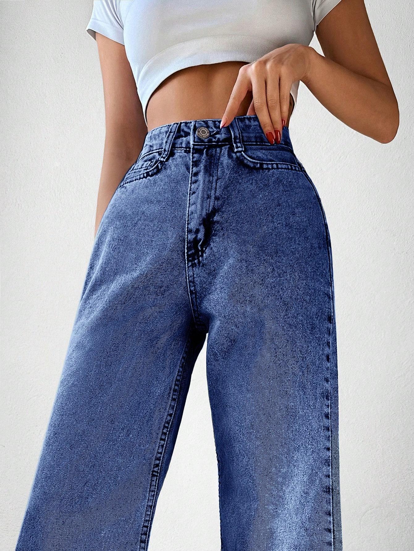 NIEBIESKIE SPODNIE JEANS