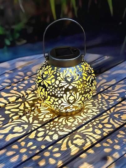 złoty lampion zdobienie