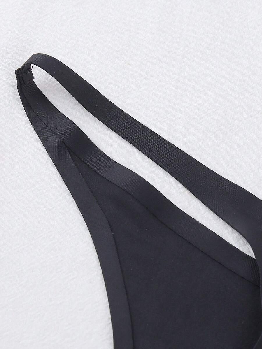 czarne stringi 5-pack