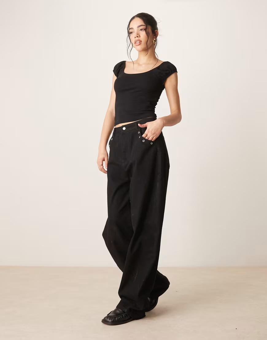 CZARNY TOP BUFKI