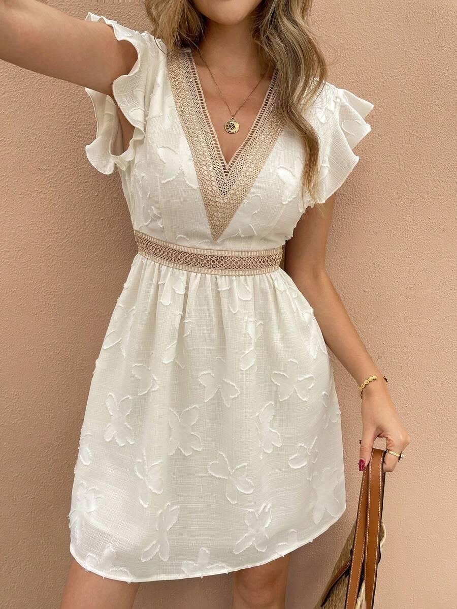 MINI SUKIENKA V-NECK